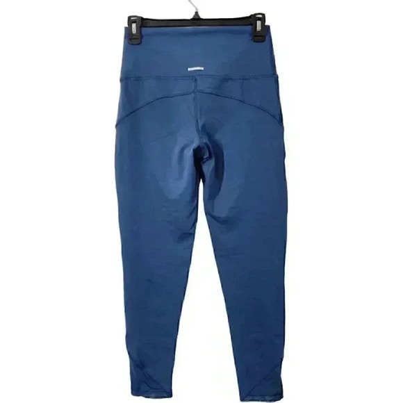 aerie Blue High Waist Cropped Activewear Legging Size M - Picture 2 of 8